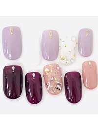 ワンカラー＋ストーン