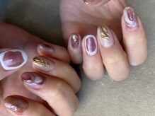 アロナ ネイルサロン アンド スクール(alona)/優しいパープルをベースに♪