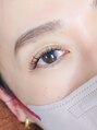 ネイルアンドアイラッシュ シシュ 高槻店(nail&eyelash SyiSyu) シングルラッシュ120本。程よい太さ長さで上品な仕上がりに♪