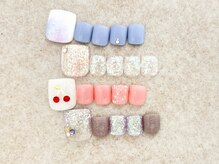 ネイルサロン アビー 宮益坂店(abbie)/シンプルデザインフット◇