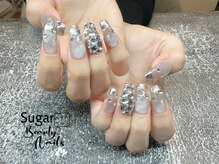 シュガービューティーネイルズ(Sugar Beauty Nails)/マグネット、ミラーネイル