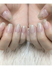 ラメグラデーション