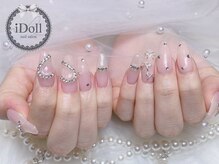 アイドールネイル(iDoll Nail)/上品ピンクネイル