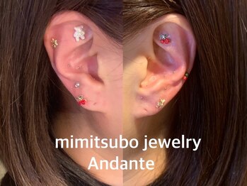 アンダンテ(Andante)/耳つぼジュエリーデザイン♪