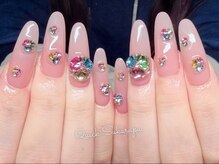 カラフルビジューデザイン