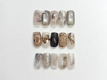 フィロンネイル 京都店(filonnail)の写真/トレンドも季節感も味わえる♪毎月変わるニュアンスデザインが豊富！【定額ニュアンス/7800~】