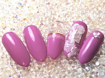 ビューティーエステ ケイトアンドハニー(Beauty Esthe Kate&Honey)/デザインネイルアート4本¥9000
