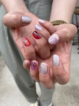 テンネイル(ten. nail)/ワンカラー＋アート4本