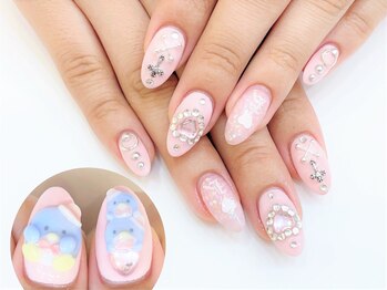 ネイルコレクション ピンク(Nail Collection Pink)/キャラクター♪タキシードサム