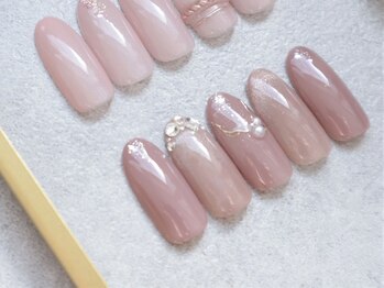 ビームズ トータルビューティー 西中島店(BeeMs Total Beauty)/【ネイル】大人ニュアンスネイル