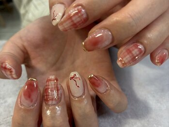 ネイル アンド アイラッシュ フルール 新宿店の写真/何度でもオフ無料/21時迄営業★アニマルネイルもやり放題定額コースで!ニュアンス系も対応【写真:¥9800】