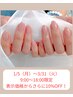 19時以降も予約可】スタッフ担当爪育ハンドワンカラー（マグネット料金＋）