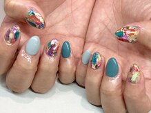 プリズム(PRISM)/スカルプチュア夏ネイル