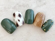 コーラルワン(CORAL ONE)/アニマル柄ネイル