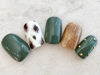 コーラルワン(CORAL ONE)/アニマル柄ネイル