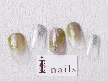 アイネイルズ 梅田店(I nails)/シンプルニュアンス