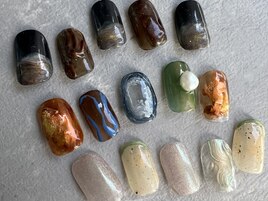 ニュアンス　ミラーネイル