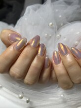 ラムネイル(la_m.nail)/ミラーパウダーネイル