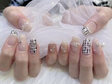 ララアンジュ(LaLa-Ange)/ツイードネイル