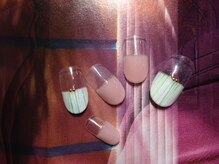 ネイルアンドアイラッシュサロン エスポアール(nail&eyelash salon espoir)/シンプル　フレンチ　75分コース