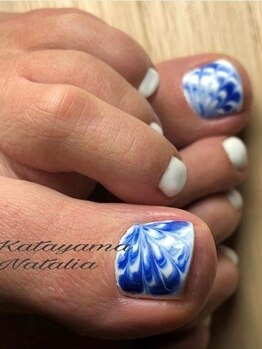 ビューティーエステ ケイトアンドハニー(Beauty Esthe Kate&Honey)/フットネイルアート2本