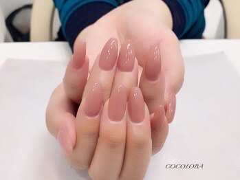 ココロバ ネイルアンドビューティーサロン(COCOLOBA)/ワンカラー/ピンク