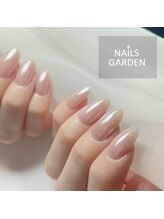 ネイルズガーデン(NAILS GARDEN)/オーロラワンカラーネイル