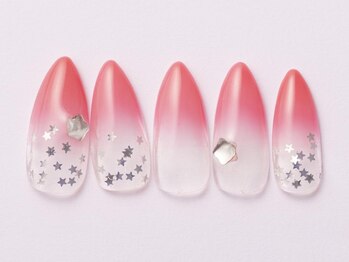 ジェミーネイル エビス(Jemiy nail ebisu)/ネオンピンクグラデ10640yen
