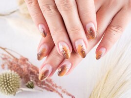 秋色ニュアンスネイル