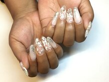 ラウト デコレーションアンドネイルサロン(Lauto Decoration&Nail Salon)/クリア＆ホワイトスカルプネイル
