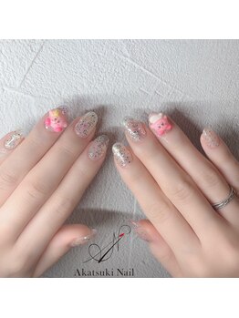アカツキネイル(Akatsuki Nail)/ラメネイル