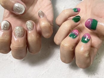 リリィ(RIRI)/マグネットネイル/さくら餅