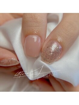 ベルテルナエス(belleterna S.)/sheer pink × glitter