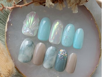クロエ ネイルアンドアイラッシュ(Cloe)の写真/豊富なサンプルをご用意◎色かえ◎【定額デザイン(上)￥7000/定額シンプル(下)￥5800】綺麗め～ニュアンス