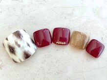 コーラルワン(CORAL ONE)/アニマル柄ネイル