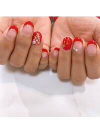 シンプルジェルネイル&本格ケア