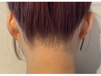 フォクシーワックス 立川店(FOXY WAX)/【アフター】うなじ