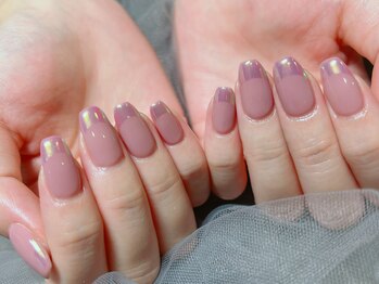 ネイルサロン リン(Lin)/オーロラフレンチネイル