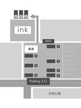 インク(ink)/駐車場☆店舗裏7台+表3台完備♪