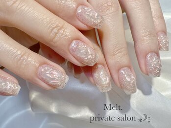メルト(Melt.)の写真/爪にもお肌にも優しいHEMAフリーのジェルを使用♪手荒れがある方やフィルイン希望の方にも対応◎