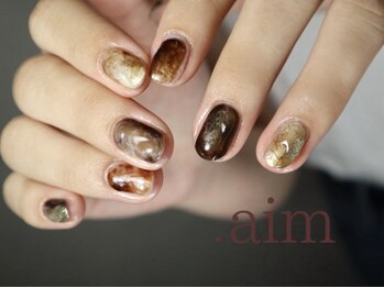 ドットエイム(.aim)の写真/*大人の魅力を引き出す個性派デザイン豊富にご用意*質の高いネイルを求める方にご好評いただいています♪