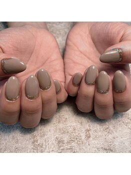 Nail & Eye Basic 川越店【パラジェル/フィルイン/ネイルスクール併設店】/逆フレンチ