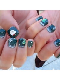 クリスマスネイル