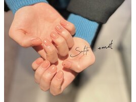 ～さりげな星ネイル～