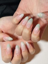 ネイルサロン リップ(Rip)/春フラワーネイル