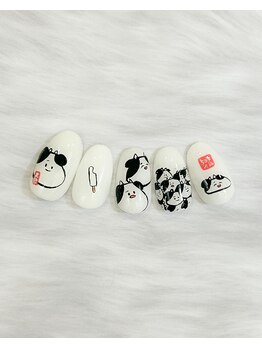 食べる牧場ミルク痛ネイル