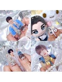 親指ネイル☆3Dパーツ集