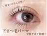 【学割U24】韓国風束感まつげパーマorパリジェンヌ【上下】￥4300 あざみ野