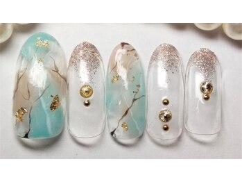 ネイルサロン 爪/秋ネイル