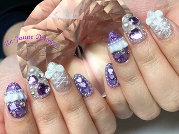 アン ジョーヌドラゴ/【自爪ネイル】パープルネイル
